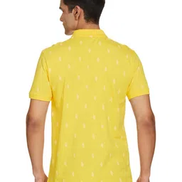 united colors of benetton Men's Regular Fit Polo Shirt (24P3P89J4240I_Yellow_L) image 2