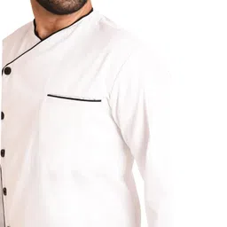 adhyah TrendyUniform Chef coat For Men & Women Full Sleeve. image 3