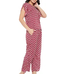 clovia Women Pajama Set |Material: Rayon image 3