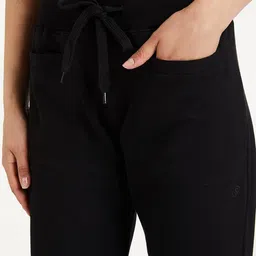 Amazon Brand - Symbol Women's Regular Mid Rise Ankle Length Straight Fit All-Season Jogger Track Pant image 4