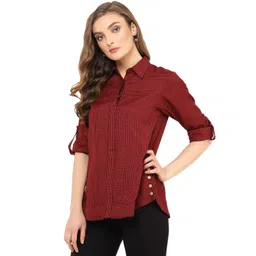 indietoga Women's Casual Cotton Checkered Shirts (Small to Plus Sizes 7XL) image 2