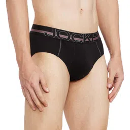 jockey US14 Men's Super Combed Cotton Solid Brief with Ultrasoft Waistband (Pack of 2) image 2