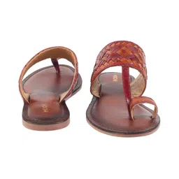 mochi Women Kolhapuri Leather Chappal image 5