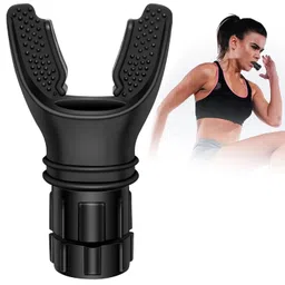 Lexiwells Lung Breathing Trainer – Portable Silicone Respiratory Muscle & Lung Capacity Exercise Device for Improved Breathing & Fitness image 1