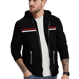 jugular Men's Cotton Zipper Sweatshirt image 1