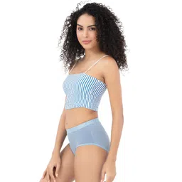 trylo Women's Combed Cotton Thick Fabric Modern Solid Hipster Panties image 3