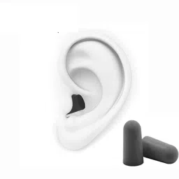 James International Soft Foam Ear Plugs Travel Sleep Prevention Earplugs Noise Reduction For Noise, Meditation, Studying, Live Concert, Yoga, Travel (2 Pair Foam Black) image 3