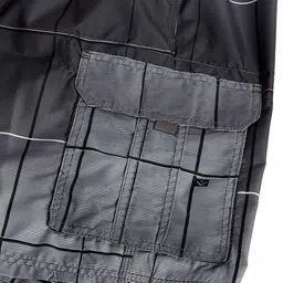 kanu surf Men's Big Vector Plaid Extended Size Swim Trunks image 5