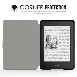 moca for Kindle Paperwhite 1 2 3 case cover. Premium SmartShell Lightest Thinnest Protective Protective PU Leather flip with (Auto Wake/Sleep) Flip Case Cover for Amazon Kindle Paperwhite 6" inch Display 2012 2013 2014 2015 & 2016 New 300 PPI Versions Flip Cover Case (City Lights) image 3