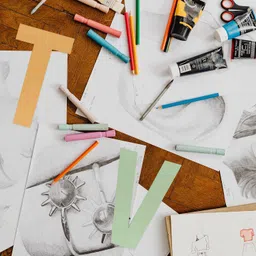 LET'S DIY 12-inch MDF Wooden Upper Case Alphabet S Letters - Perfect for Home Wall Decor, Crafts, and Artistic Projects | Versatile Cutouts for Lippan Art, Resin Work, Pyrography, and Beyond image 3