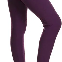 jaanvi fashion Women's Super Cotton Combed Slim Fit Elastane Stretch Comfort Leggings with Ultrasoft Waistband image 1