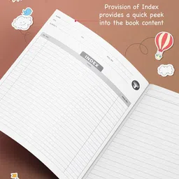 TARGET PUBLICATIONS Single Line Project Sheets with Colourful Pages | 32 Pages A4 Size | 1 Side Ruled & 1 Side Colored Plain Page | Set of 3 Books image 4