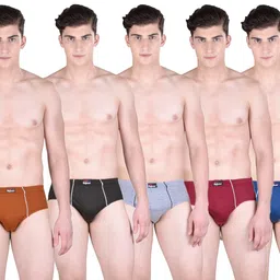 dollar bigboss Men's Cotton Midas Brief U/E Regular Solid image 1