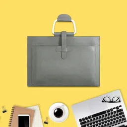 merishopp Document Storage Bag Stylish Portable Archive Pouch for Commuting Daily Trip Gray|Clothing, Shoes & Accessories | Backpacks, Bags & Briefcases|1x Document image 3