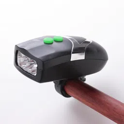 Kuber Industries Plastic Cycling Safety Lights|Bicycle Light Battery Powered|Fits On Any Road Bikes (Black), 30 Centimeters, 20 Centimeters, 1 Centimeters image 1