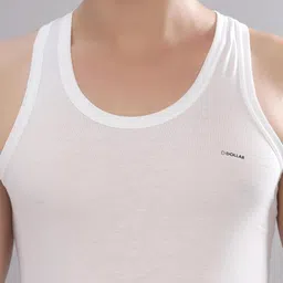 dollar bigboss Men's Solid Regular Fit Vest image 4