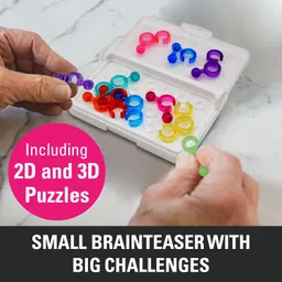 NARAYANMUNI IQ Link Game,Travel Game For Kids And Adults,Brain Game IQ Games With 120 Chalenges (Link Game), Multicolor image 3