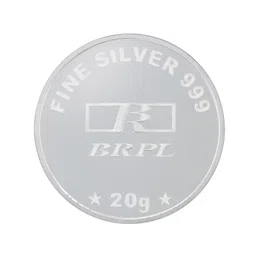 bangalore refinery 999 Purity Radha Krishna Silver coin 20 Gram image 2