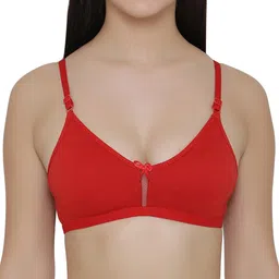 clovia Cotton Women's Pack Of 3 Full Coverage Non-Padded Wirefree Full Cup Bra image 3