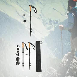 SECRET DESIRE Mountain Trekking Poles Sturdy Lock for Mountaineering Camping Walking 1Pcs image 5