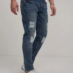 highlander HighlanderMen's Tapered Jeans image 4