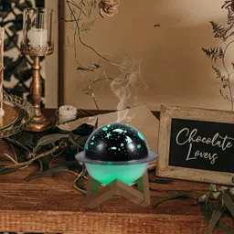 Spefez Cool Mist Humidifier for Bedroom and Baby - Oil Diffuser, Aroma Air Humidifier with Colorful Light and Projection Lamp image 1