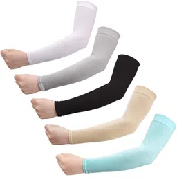 aadikart Thumbhole Arm Sleeve for Men & Women- 5 color image 1
