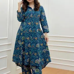 greciilooks Women's Rayon Floral Co-Ord Set image 3