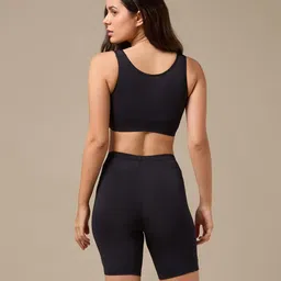 URBAN ADVENTURE High Coverage Premium Cotton Spandex Mid Waist Elastane Stretch Shorties - Gym -Cycling Shorts/Tights for Women image 2