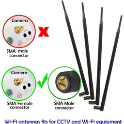 netboon 9dBi Whip Rubber Duck Omni Antenna - SMA Male Plug Connector | Wireless Antenna for Routers, IoT Devices, and WiFi Extenders image 4