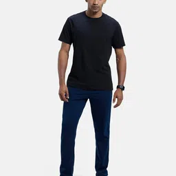 jockey 9500 Men's Super Combed Cotton Rich Regular Fit Trackpants with Side Pockets image 4