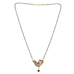 the luxor Designer Gold Plated Designer Peacock Magalsutra For Women MS-1366 image 2