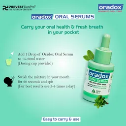 Oradox Oral Serums - Transformative 1-Drop Oral Rinse Mouthwash for Optimal Oral Health – VEGAN, ORGANIC, GLUTEN-FREE… (MINT) image 4