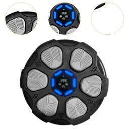 ATORSE Music Boxing Machine Electronic Boxing Wall Target for Karate Fitness Indoor GrayBlack Has Gloves image 5