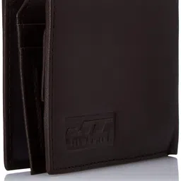justrack Boys Dark Brown Color Genuine Leather Money Purse (LWM00190-JT_9) image 2