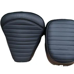 kohli bullet accessories KOHLI Accessories Seat Cover Black Heavy Duty Compatible with RE Reborn Classic 350CC (2021 to 2025) Models image 1