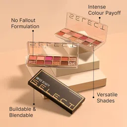 Swiss Beauty Select 12 shades Eyeshadow Palette | Mattes + Shimmers + Metallics | Shade - Slow Days, 10gm | image 2