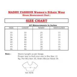 madhu fashion Womens Traditional Rich Banaras Brocade Sleeveless Readymade Saree Blouse image 5