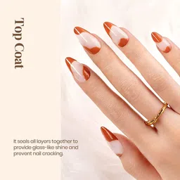 Kulis Professional Nail Top Coat Glossy - No-Wipe Shiny Finish, Long-Lasting, Chip-Resistant, Soak-Off UV/LED Nail Gel, Quick Dry, Smudge-Free, High Gloss for Salon & Home Manicure, 15ml Pack image 2