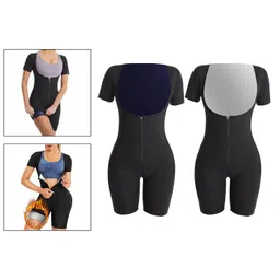 CALANDIS™ Sauna Suits Women Men Sweatpants Sauna Jumpsuit for Running Yoga Workout S Blue | Shapewear | Intimates & Sleep | Womens Clothing image 5