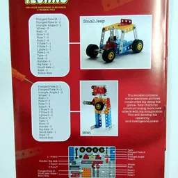 nabhya junior techno - engineering toy kit - educational toy - building blocks and models construction set (age 5 to 12)- Multi color image 4