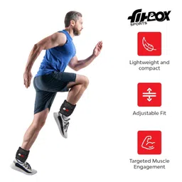 FitBox Sports Ankle Weight | Wrist Weight 4kg (2kg x 2) for Running, Boxing, Jogging, Cycling image 5
