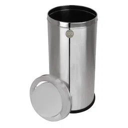 OPR Stainless Steel Swing Dust Bin With Lid, Garbage Bin For Washroom, Home, Kitchen, Bathroom And Offices(Big Size) - (12 X 28 In. - 60 Liter) image 3