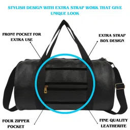 cool indians Gym Combo for Men Ultimate Gym Accessories Combo Set for Men and Women Workout - Boost Your Workout with Shaker Water Bottle, Duffle Bag, 2 in 1 Gym Hand Gloves Shaker - All-in-One Fitness Gym Kit image 2