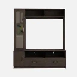 SIVOM Holland Multipurpose TV Unit fits Upto 43 inch with Storage Engineered Wood TV Entertainment Unit (Finish Color - Dark Wenge, Knock Down) image 4