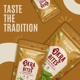 Fabeato Chettinad Okra Chips| No Palm Oil|Vacuum Fried|Gluten Free | Vegan Friendly Snack | Trans free|No Artificial Flavour | Vegetable Chips – (Pack of 3 X 30g) image 5