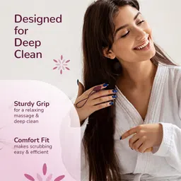 CARESMITH Bloom Scalp Massager | All Silicone Body with Super Soft Bristles | Hair Massager for Hair Growth | Head Massager Comb | Shampoo Brush image 5