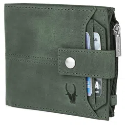wildhorn Leather RFID Protected Leather Wallet Men, Green Hunter image 1