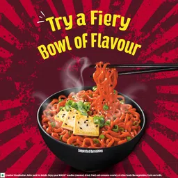 MAGGI Korean Bbq Veg Noodles, Easy To Cook Instant Noodles, 90 Gram image 5