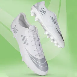 vector x Fortune Football Shoe/Studs,Synthtic Leather Upper| Double Colored TPU Sole| Padded Footbed image 1